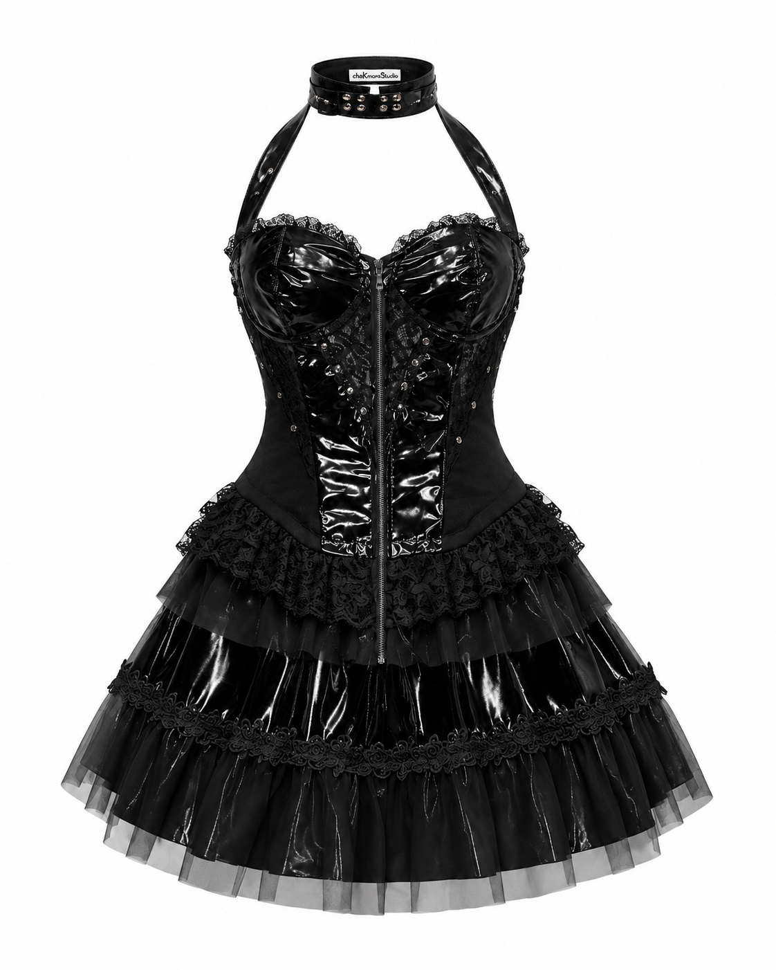 Shadow Siren Halter Lace Dress