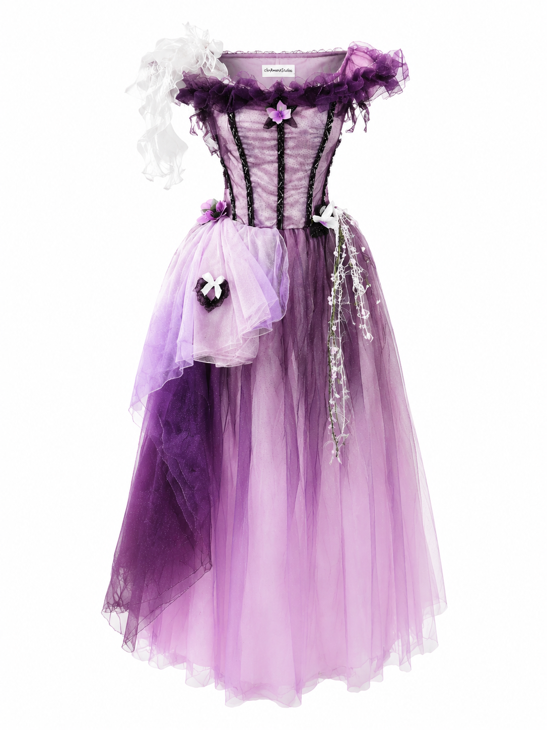 Violet Fairy Sequin Corset Dress