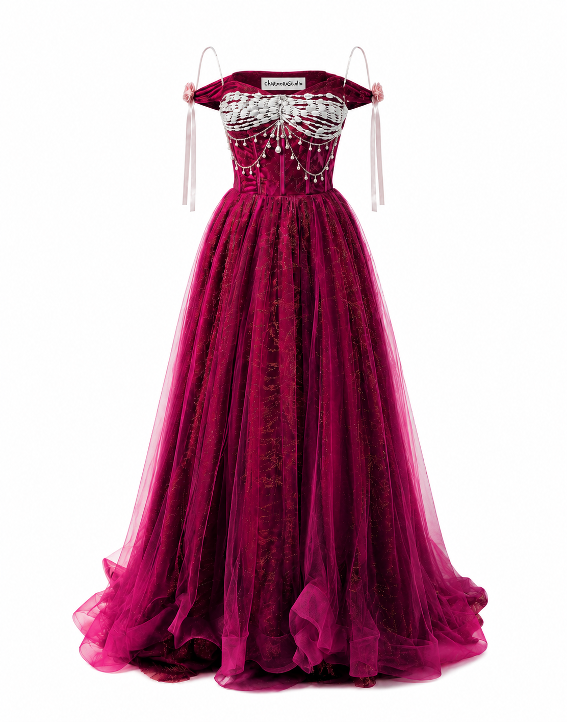 Punk Rose Barbie Tulle Mini Dress