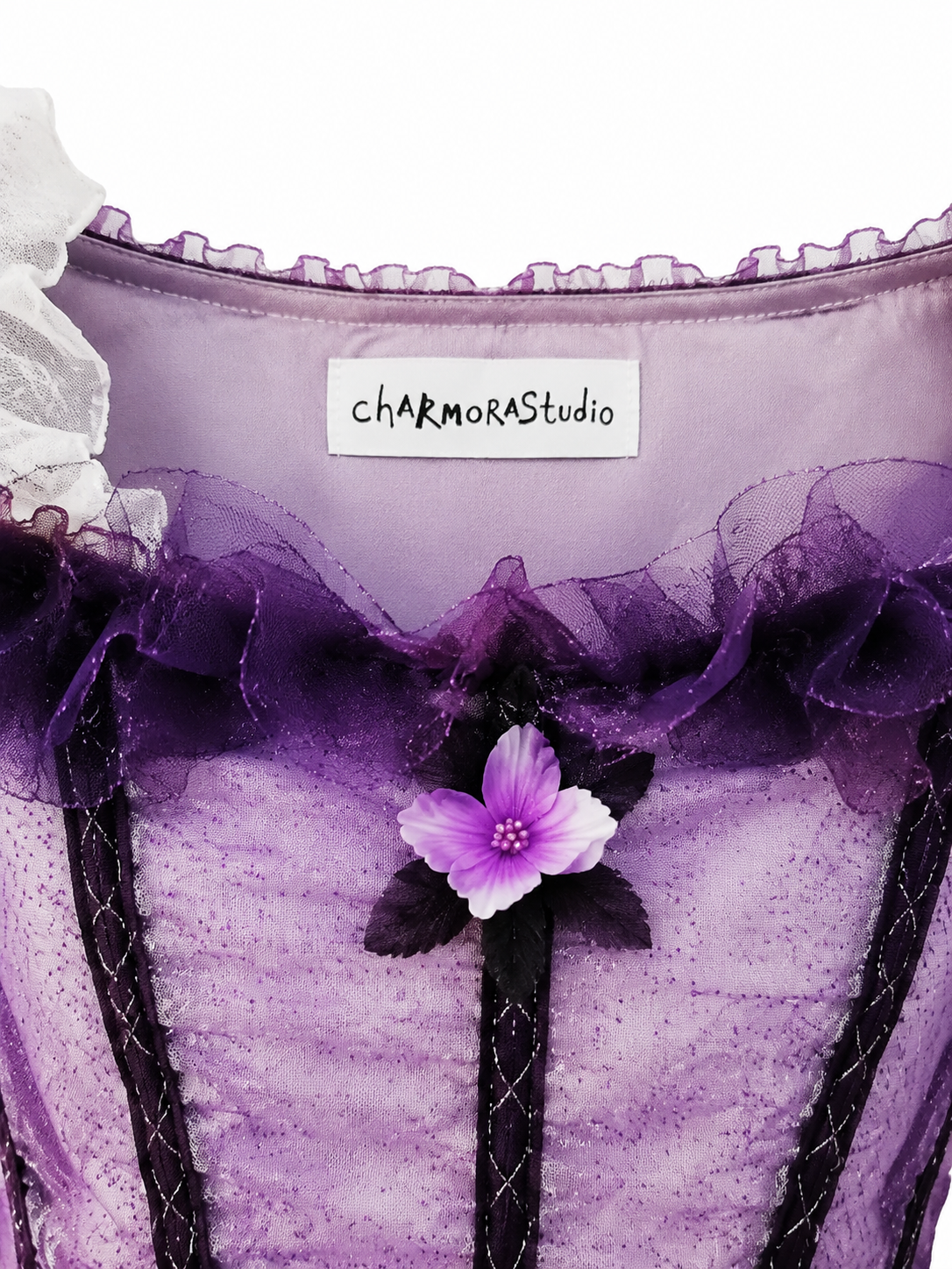 Violet Fairy Sequin Corset Dress